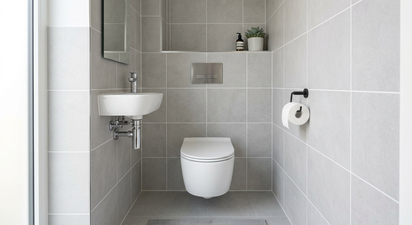 Installation d'un WC suspendu à Évry (91)